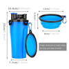 2 in 1 Dog Drinking Water Bottle with Bowls - Berkeley Haven