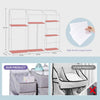 3 - in - 1 Bedside Crib Storage Caddy Organizer – Keep Baby Essentials Neat &amp; Within Reach - Berkeley Haven