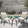 3 Piece Patio Bistro Set, Outdoor Wicker Apartment Balcony Furniture - Berkeley Haven