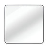 30 in x 30 in Black Metal Framed Square Bathrrom Mirror for Wall. - Berkeley Haven