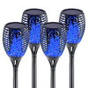 4 Pack Solar Lights Outdoor Solar 12 Led Torch Flickering Flame Lights - Berkeley Haven