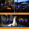 4 Pack Solar Lights Outdoor Solar 12 Led Torch Flickering Flame Lights - Berkeley Haven