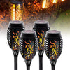 4 Pack Solar Lights Outdoor Solar 12 Led Torch Flickering Flame Lights - Berkeley Haven