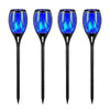 4 Pack Solar Lights Outdoor Solar 12 Led Torch Flickering Flame Lights - Berkeley Haven