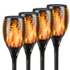 4 Pack Solar Lights Outdoor Solar 12 Led Torch Flickering Flame Lights - Berkeley Haven
