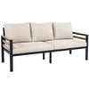 4 - Piece Outdoor Furniture Sofa Set for 5 People with Acacia Wood - Berkeley Haven