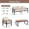 4 - Piece Outdoor Furniture Sofa Set for 5 People with Acacia Wood - Berkeley Haven
