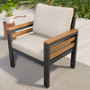 4 - Piece Outdoor Furniture Sofa Set for 5 People with Acacia Wood - Berkeley Haven