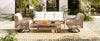 4 Pieces Patio Furniture Set with Swivel Chairs, Outdoor Wicker Sofas - Berkeley Haven