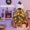 5 FT Pre - lit Mannequin Artificial Christmas Tree Hinged Dress Form Xmas Tree with 465 Branch Tips - Berkeley Haven