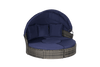 5 Pieces Outdoor Patio Round Daybed Furniture,Wicker Conversation Set - Berkeley Haven