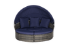 5 Pieces Outdoor Patio Round Daybed Furniture,Wicker Conversation Set - Berkeley Haven