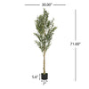 6' Artificial Olive Tree with Pot - Berkeley Haven