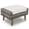 6 - Pieces All Weather PE Wicker Sofa Set, Outdoor Rattan sofa With - Berkeley Haven