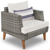 6 - Pieces All Weather PE Wicker Sofa Set, Outdoor Rattan sofa With - Berkeley Haven