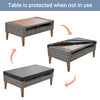 6 - Pieces All Weather PE Wicker Sofa Set, Outdoor Rattan sofa With - Berkeley Haven