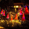 8 Pcs Hanging Glowing Christmas Hats String Lights - Berkeley Haven