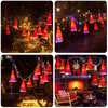 8 Pcs Hanging Glowing Christmas Hats String Lights - Berkeley Haven