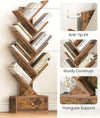 9 Tier Tree Book Shelf with Drawer, Floor Standing Bookshelf Storage - Berkeley Haven