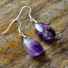 Amethyst Dangle Earrings - Purple - Berkeley Haven