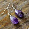 Amethyst Dangle Earrings - Purple - Berkeley Haven