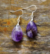 Amethyst Dangle Earrings - Purple - Berkeley Haven