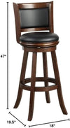 Augusta Extra Tall Bar Stool, Cappuccino - Berkeley Haven