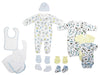 Bambini Neutral Newborn Baby 13 Pc Layette Baby Shower Gift Set - Berkeley Haven