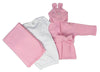 Bambini Newborn Baby Girls 3 Pc Layette Set (Gown, Robe, Fleece - Berkeley Haven