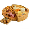 Bamboo Drawer Cheese Knife Bread Fruit Snack Plate - Berkeley Haven