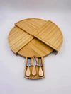 Bamboo Drawer Cheese Knife Bread Fruit Snack Plate - Berkeley Haven