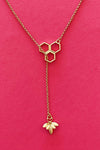 Bee With Me Necklace, Gold - Berkeley Haven