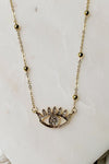 Bright & Studded Eye Necklace - Berkeley Haven