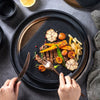 Creative Black Gold Ceramic Plate Household Dishes - Berkeley Haven