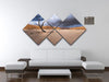 Deadvlei Desert 4 Square Multi Panel Canvas - Berkeley Haven