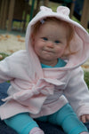 Fleece Robe With Hoodie Blue - Berkeley Haven
