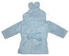 Fleece Robe With Hoodie Blue - Berkeley Haven