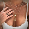 Four Layer Golden Necklace - Berkeley Haven