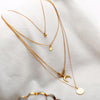 Four Layer Golden Necklace - Berkeley Haven