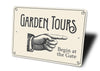 Garden Tours Directional Sign - Berkeley Haven