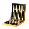 Golden Western Knife and Fork Household Cutlery Set - Berkeley Haven