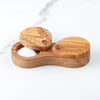 Handcrafted in Estonia Olive Wood Salt and Pepper Box for Rustic & Refined - Berkeley Haven