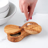 Handcrafted in Estonia Olive Wood Salt and Pepper Box for Rustic & Refined - Berkeley Haven