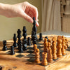 Handcrafted Olive Wood Chess Set with Natural Edges - Berkeley Haven