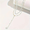 Imitation Pearl Necklace Fashion Long Tassel Pendant Chain - Berkeley Haven