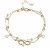 Infinity Pendent Pearl Anklet - Berkeley Haven