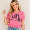 Love Yo Self Shirt, Positive Message Tee - Berkeley Haven
