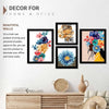 Modern Art Framed Wall Paintings/ Hangings for Living Room / Floral - Berkeley Haven