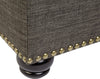 Modern Gray Ottoman with Storage Space - Berkeley Haven