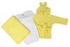 Neutral Newborn Baby 3 Pc Layette Set (Gown, Robe, - Berkeley Haven
